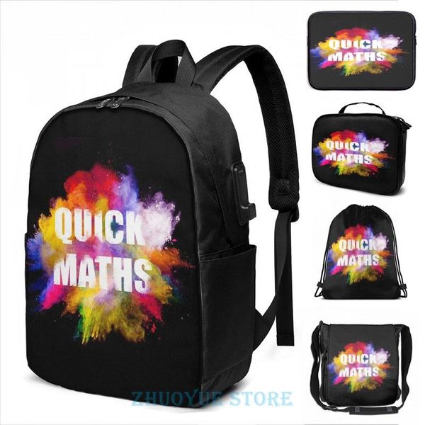 backpack funny graphic print quick maths dust explosion usb charge men school bags women bag travel laptop
backpack funny graphic print quick maths dust explosion usb charge men school bags women bag travel laptop