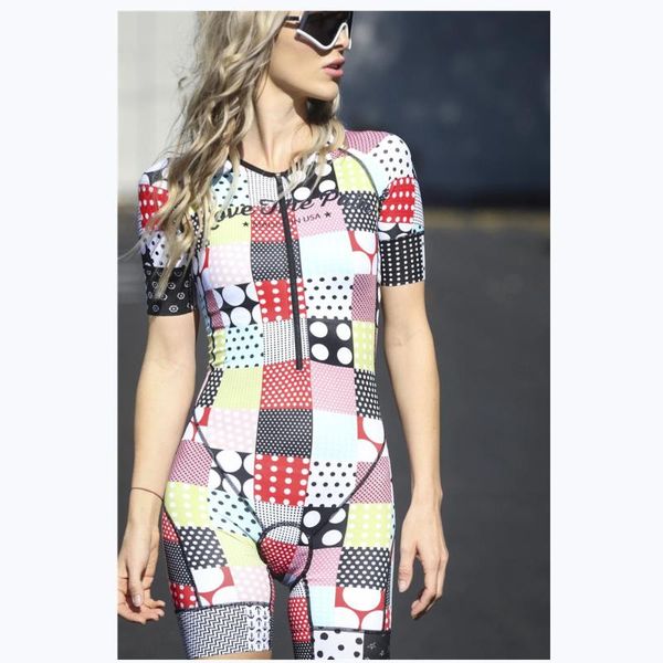 racing sets triathlon skinsuit cycling jersey summer outdoor profession team running suit short sleeve love the pain womens, Black;blue
racing sets triathlon skinsuit cycling jersey summer outdoor profession team running suit short sleeve love the pain womens, Black;blue