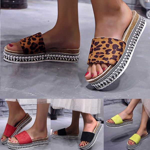fashion women's slippers casual leopard shoes breathable thick-soled outdoor leisure summer beach plus size, Black
fashion women's slippers casual leopard shoes breathable thick-soled outdoor leisure summer beach plus size, Black