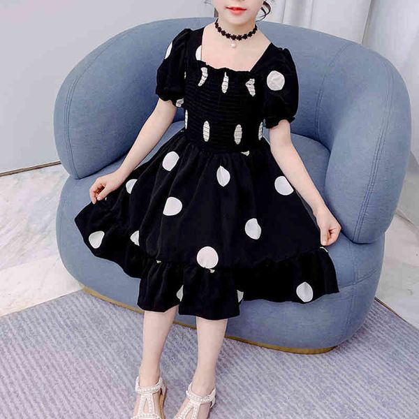 summer dress fashion bubble short-sleeve polka dot print kid clothes girls backless bow princess 210515, Red;yellow
summer dress fashion bubble short-sleeve polka dot print kid clothes girls backless bow princess 210515, Red;yellow