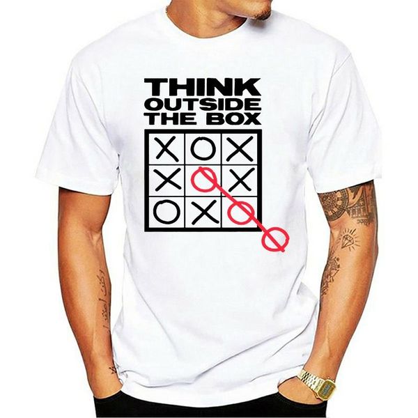 think outside the box t shirt men women black white tic tok men's t-shirts, White;black
think outside the box t shirt men women black white tic tok men's t-shirts, White;black