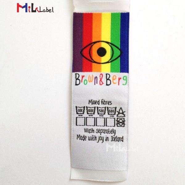 customized clothing labels sewing notions center fold garment label side tags for clothes, Black
customized clothing labels sewing notions center fold garment label side tags for clothes, Black