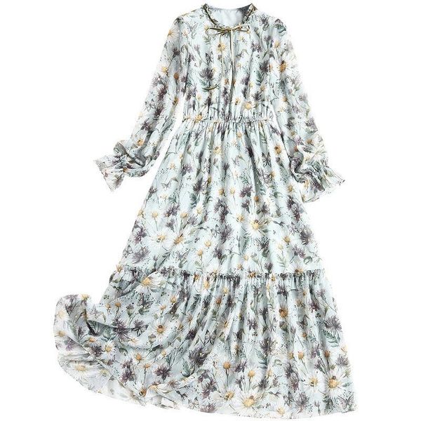 casual dresses 2021 the spring women flower dress long sleeve vintage korean fashion elegant ladies party chiffon maxi clothes, Black;gray
casual dresses 2021 the spring women flower dress long sleeve vintage korean fashion elegant ladies party chiffon maxi clothes, Black;gray
