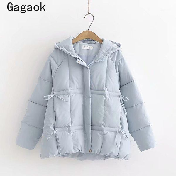 women's down & parkas gagaok women winter fashion 2021 solid zipper a-line full loose casual warm outwear wild sweet padded jackets k38, Black
women's down & parkas gagaok women winter fashion 2021 solid zipper a-line full loose casual warm outwear wild sweet padded jackets k38, Black