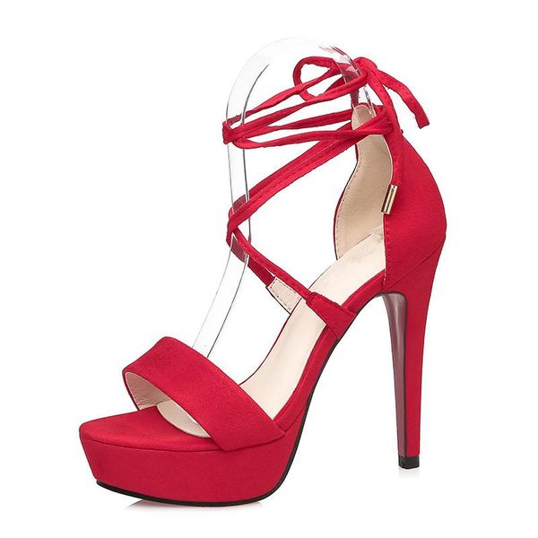 european & american style women's sandals fashion open toe high heels cross straps summer narrow band dress shoes, Black
european & american style women's sandals fashion open toe high heels cross straps summer narrow band dress shoes, Black