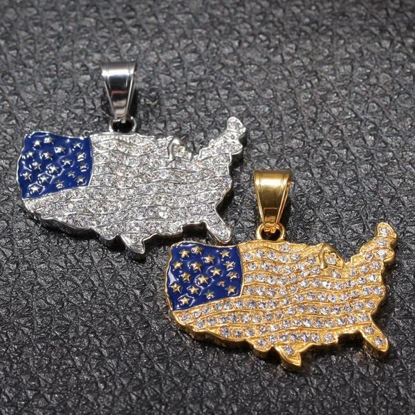pendant necklaces cz hip hop iced out usa map thick rope necklace africa world rapper men women jewelry rhinestones stainless steel chain, Silver
pendant necklaces cz hip hop iced out usa map thick rope necklace africa world rapper men women jewelry rhinestones stainless steel chain, Silver