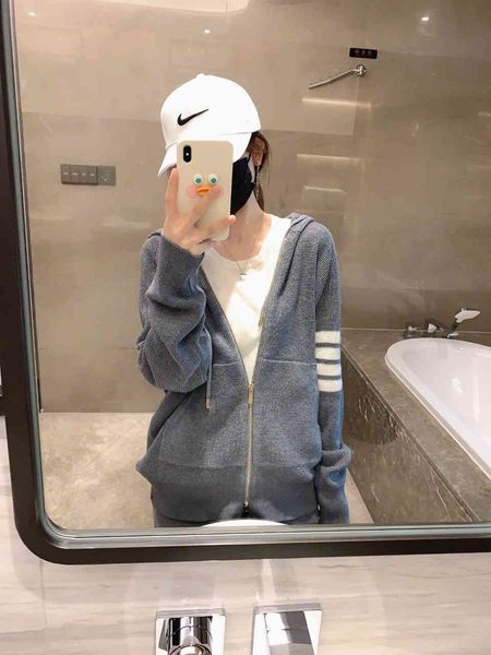 tb pineapple cardigan 1289 new 2021 fashion brand college style waffle stripe knitted sweater zipper hoodie, White;black
tb pineapple cardigan 1289 new 2021 fashion brand college style waffle stripe knitted sweater zipper hoodie, White;black