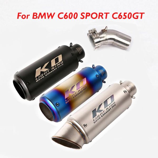 motorcycle exhaust system pipe muffler escape middle link tube connection slip on for c600 sport c650gt 2012-2021
motorcycle exhaust system pipe muffler escape middle link tube connection slip on for c600 sport c650gt 2012-2021