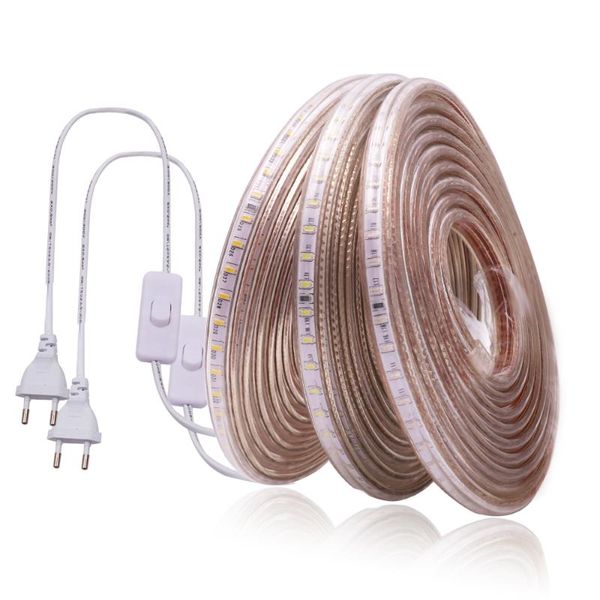 strips ac 220v 3014 led strip 120leds/m eu switch plug waterproof ip67 outdoor rope white/warm white/blue light
strips ac 220v 3014 led strip 120leds/m eu switch plug waterproof ip67 outdoor rope white/warm white/blue light