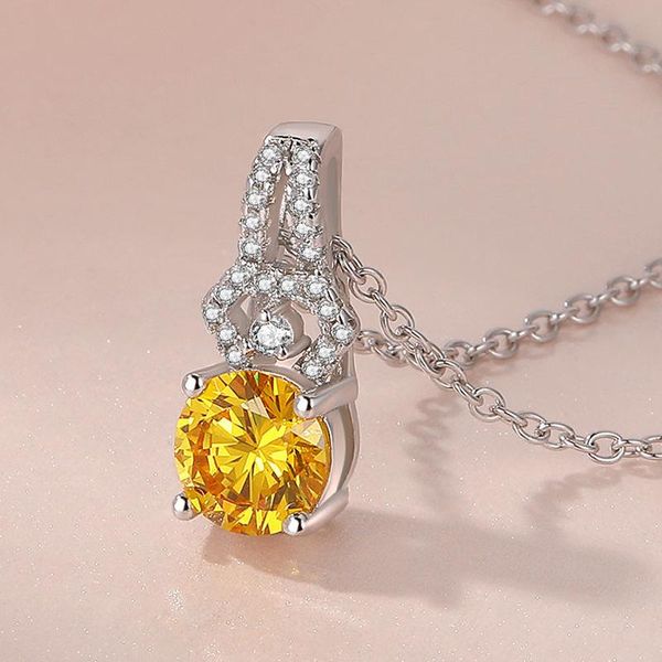 chains diamond shaped pendant for women 1.5 zircon true yellow fashion jewelry, Silver
chains diamond shaped pendant for women 1.5 zircon true yellow fashion jewelry, Silver