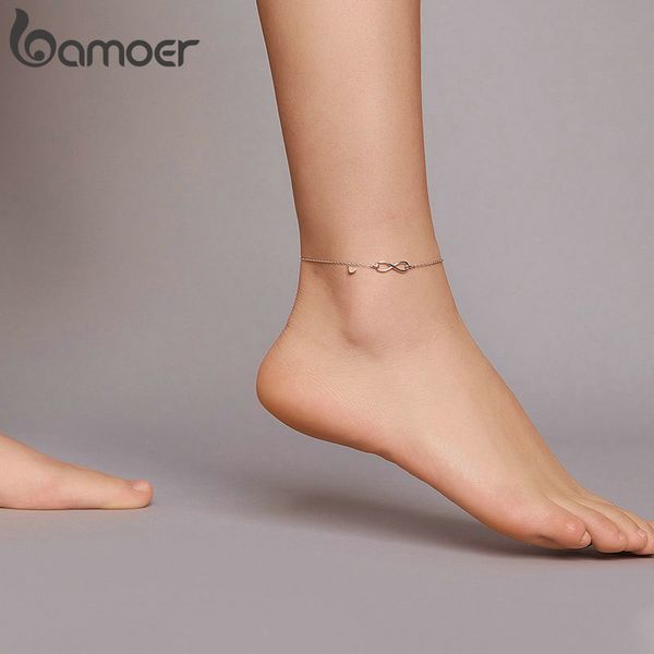 bamoer real 925 sterling sier infinite chain foot jewelry for women anti-allergy anklet foot bracelets summer jewelry sct019 a, Red;blue
bamoer real 925 sterling sier infinite chain foot jewelry for women anti-allergy anklet foot bracelets summer jewelry sct019 a, Red;blue