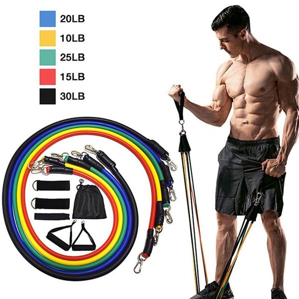 resistance band set 11 pieces with exercise bands home fitness workout equipment
resistance band set 11 pieces with exercise bands home fitness workout equipment
