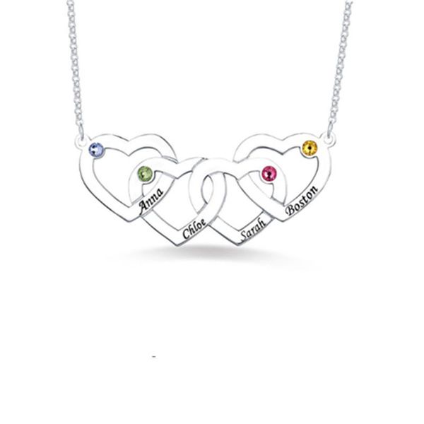 pendant necklaces personalized necklace couple engraved heart custom names with birthstones birthday gift#ew30, Silver
pendant necklaces personalized necklace couple engraved heart custom names with birthstones birthday gift#ew30, Silver