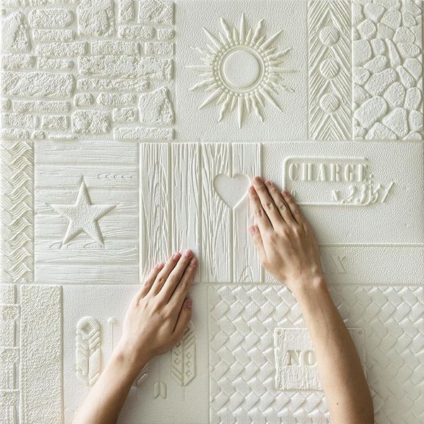wall stickers 70x70cm 3d brick diy waterproof self-adhesive wallpaper for kids bedroom decor room decoration
wall stickers 70x70cm 3d brick diy waterproof self-adhesive wallpaper for kids bedroom decor room decoration