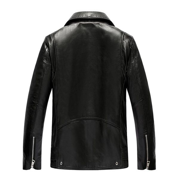 men's leather & faux genuine jacket men real sheepskin bomber jackets spring autumn motocycle plus size coat 19-211 mf620, Black
men's leather & faux genuine jacket men real sheepskin bomber jackets spring autumn motocycle plus size coat 19-211 mf620, Black
