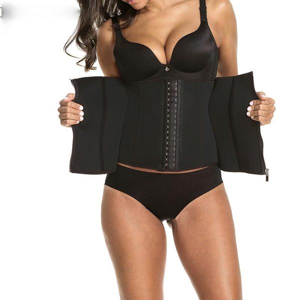 slim sweat belt fat burning body shaper fitness shapewear women waist trainer cincher trimmer weight loss 9 spiral steel boned women's, Black;white
slim sweat belt fat burning body shaper fitness shapewear women waist trainer cincher trimmer weight loss 9 spiral steel boned women's, Black;white