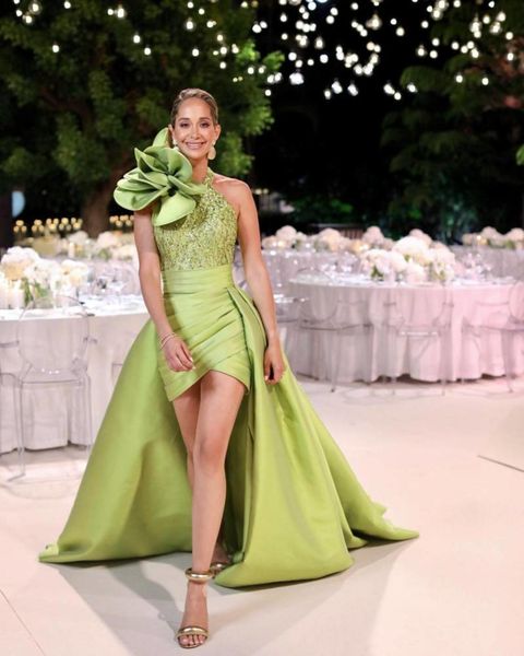 chic sage green short sheath evening dresses with detachable skirt sequin beads halter neck handmade flowers sleeveless prom dresses women s, Black;red
chic sage green short sheath evening dresses with detachable skirt sequin beads halter neck handmade flowers sleeveless prom dresses women s, Black;red