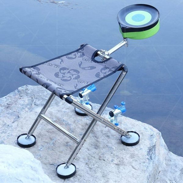 fishing accessories multifunctional stainless steel folding all terrain chair portable simple stool wild horse
fishing accessories multifunctional stainless steel folding all terrain chair portable simple stool wild horse