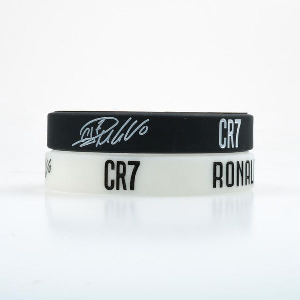 charm bracelets cr7 cristiano ronaldo silicone bracelet football fans club wristband black white colors, Golden;silver
charm bracelets cr7 cristiano ronaldo silicone bracelet football fans club wristband black white colors, Golden;silver