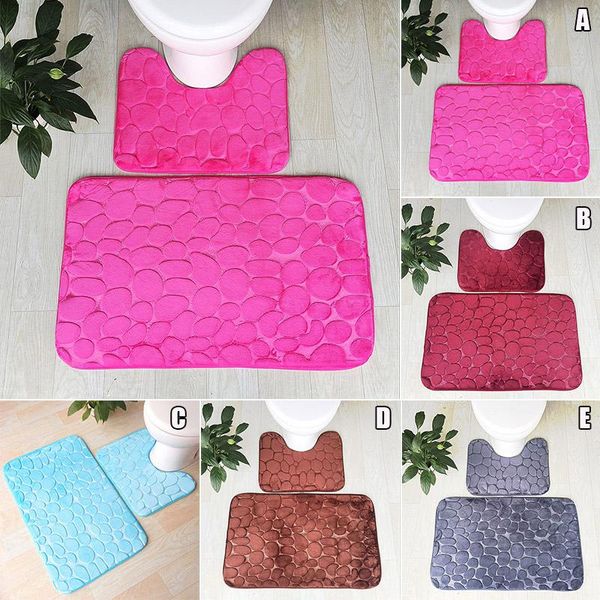 2pcs/set bathroom set bath non-slip mat toilet contour cover rug floor stone pattern mats seat covers
2pcs/set bathroom set bath non-slip mat toilet contour cover rug floor stone pattern mats seat covers