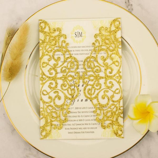 10x gold champagne glitter hollow gate card laser cut wedding invitation cards greeting pocket invite for party birthday fifteen
10x gold champagne glitter hollow gate card laser cut wedding invitation cards greeting pocket invite for party birthday fifteen