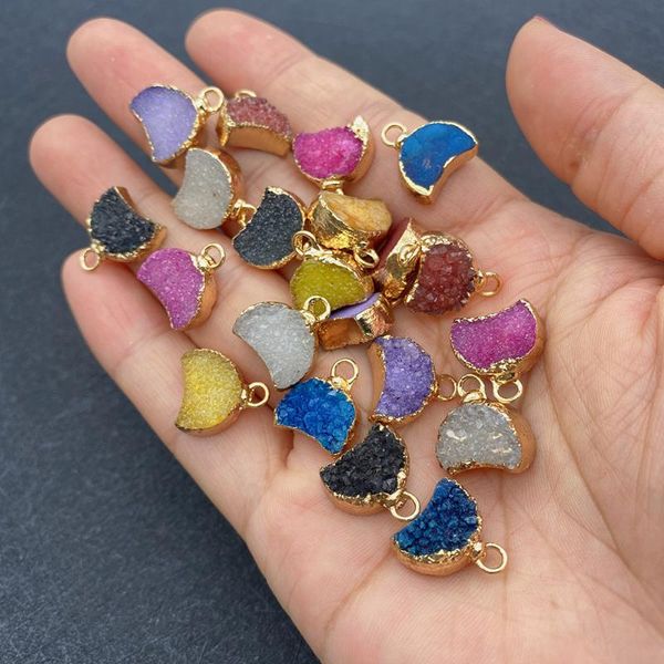 charms wholesale multi-color moon shape pendant natural stone for jewelry making diy handmade accessories beaded decoration fashion, Bronze;silver
charms wholesale multi-color moon shape pendant natural stone for jewelry making diy handmade accessories beaded decoration fashion, Bronze;silver