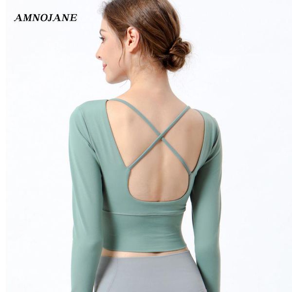 yoga outfits v-neck long sleeve workout with built in bra running open back shirt women winter jacket woman tshirts sport bras, White;red
yoga outfits v-neck long sleeve workout with built in bra running open back shirt women winter jacket woman tshirts sport bras, White;red