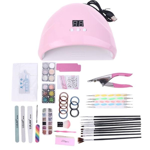 nail art kits tool 36w uv led lamp dotting painting pen brush glitter powder rhinestone ornament manicure care set d5bf
nail art kits tool 36w uv led lamp dotting painting pen brush glitter powder rhinestone ornament manicure care set d5bf