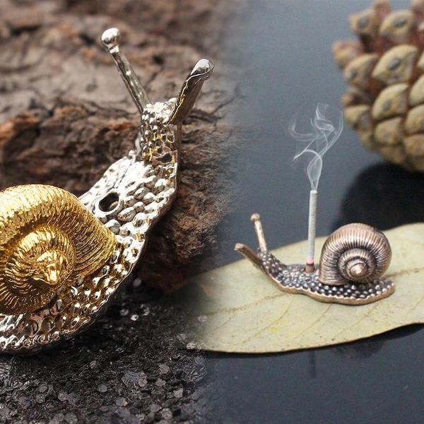 fragrance lamps creative metal incense holder alloy snails base crafts home decoration sandalwood burner wholesale
fragrance lamps creative metal incense holder alloy snails base crafts home decoration sandalwood burner wholesale