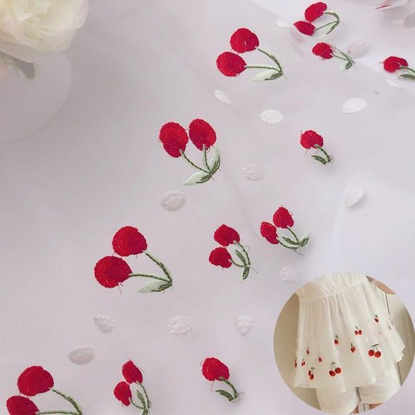 lovely cherry pattern lace embroidery fabric exquisite embroidered mesh fabrics for dress shirt clothes skirt decoration cloth, Black;white
lovely cherry pattern lace embroidery fabric exquisite embroidered mesh fabrics for dress shirt clothes skirt decoration cloth, Black;white
