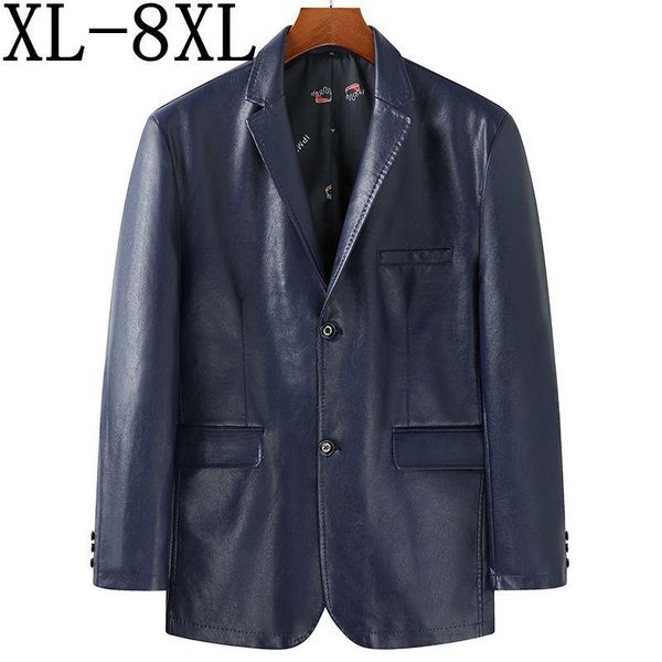 men's fur & faux size 8xl 7xl 6xl 2021 arrival business leather jackets jacket outwear coats spring autumn p u coat, Black
men's fur & faux size 8xl 7xl 6xl 2021 arrival business leather jackets jacket outwear coats spring autumn p u coat, Black