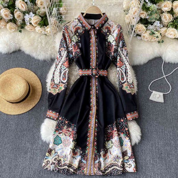 singreiny women retro print dress turndown-collar single breasted sashes a-line dresses spring korean chic court wind midi dress 210419, Black;gray
singreiny women retro print dress turndown-collar single breasted sashes a-line dresses spring korean chic court wind midi dress 210419, Black;gray