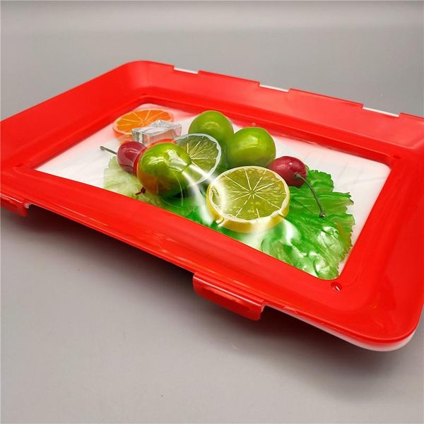 kitchen storage & organization eco-friendly food preservation tray clever refrigerator fresh cover for home
kitchen storage & organization eco-friendly food preservation tray clever refrigerator fresh cover for home