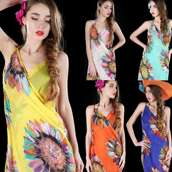 women's swimwear hirigin 2021 brand summer women ladies bathing suit bikini floral cover up beach dress sarong wrap beachwear, White;black
women's swimwear hirigin 2021 brand summer women ladies bathing suit bikini floral cover up beach dress sarong wrap beachwear, White;black