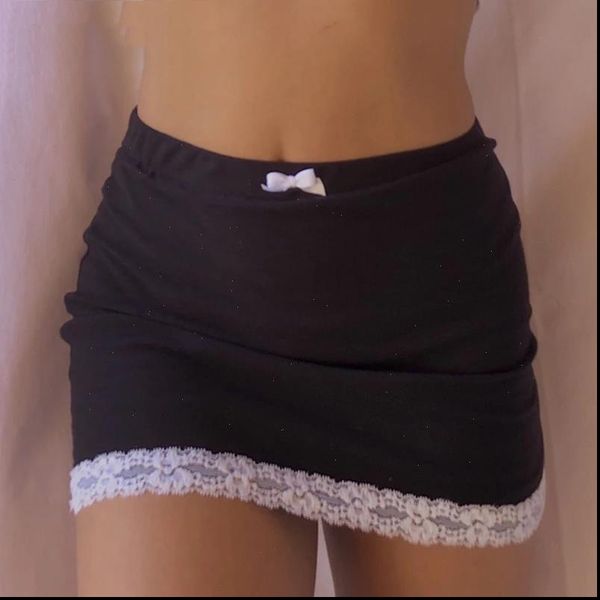 y2k esthetiek solid hoge womens skirt taille korte rok bodems sweet bow lace trim clothes mall vintage zwart rokken, Black
y2k esthetiek solid hoge womens skirt taille korte rok bodems sweet bow lace trim clothes mall vintage zwart rokken, Black