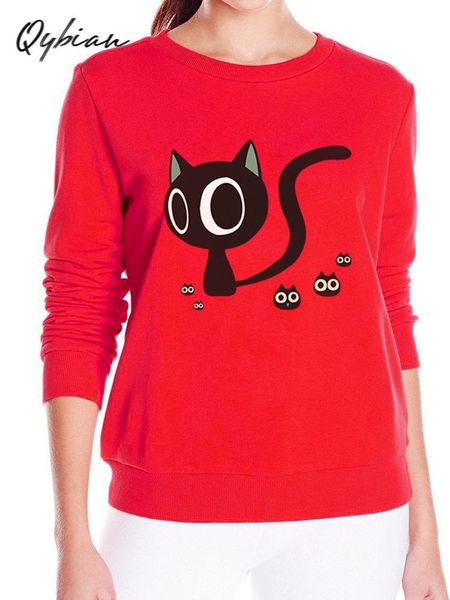 women's t-shirt autumn and winter 2021 round neck cat digital printed long sleeve women funny t shirts, White
women's t-shirt autumn and winter 2021 round neck cat digital printed long sleeve women funny t shirts, White