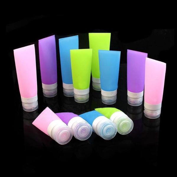 1pcs refillable bottles empty silicone soft travel bottle lotion shampoo cosmetic tube container portable accessory storage & jars
1pcs refillable bottles empty silicone soft travel bottle lotion shampoo cosmetic tube container portable accessory storage & jars