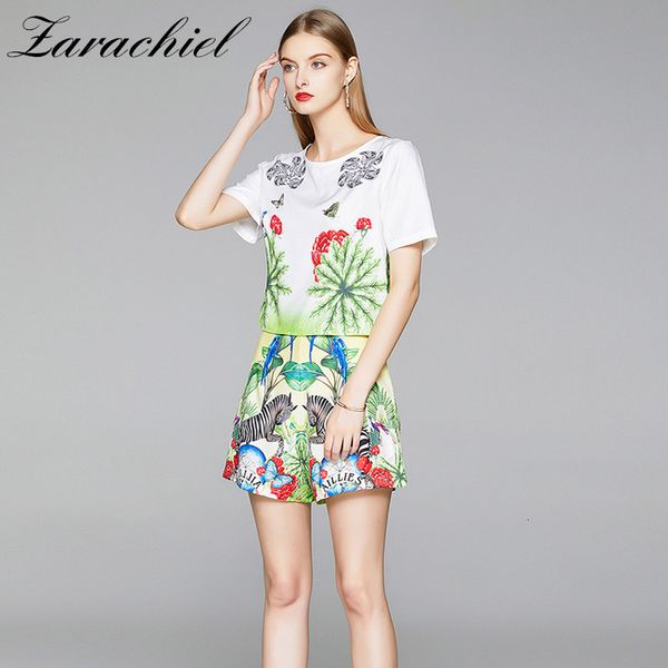 dresses fashion designer zebra animal flower print two piece mini pant women short sleeve o-neck t-shirt + wide leg shorts set, Black;gray
dresses fashion designer zebra animal flower print two piece mini pant women short sleeve o-neck t-shirt + wide leg shorts set, Black;gray