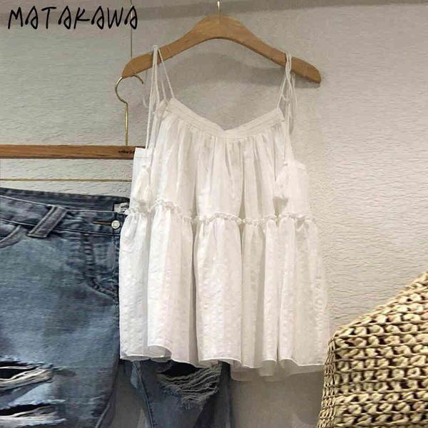 matakawa spaghetti strap tank korean women's clothing summer outer suspenders camis loose baby crop women 210513, White
matakawa spaghetti strap tank korean women's clothing summer outer suspenders camis loose baby crop women 210513, White