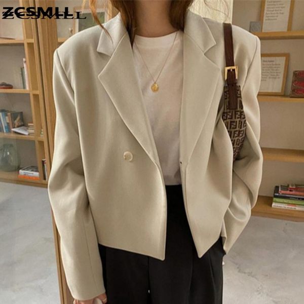 korea chic autumn simple lapel one button design casual loose solid color long-sleeved small suit jacket female women's suits & blazers, White;black
korea chic autumn simple lapel one button design casual loose solid color long-sleeved small suit jacket female women's suits & blazers, White;black
