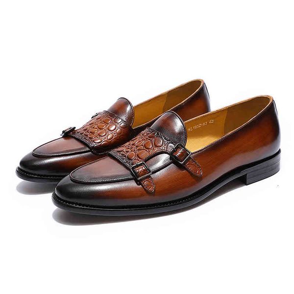 dress shoes felix chu luxurious men's double monk strap loafers genuine leather brown green mens casual slip on wedding men shoe otip, Black
dress shoes felix chu luxurious men's double monk strap loafers genuine leather brown green mens casual slip on wedding men shoe otip, Black