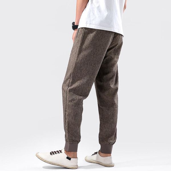 chinese style pants cotton linen joggers black men's harem solid fitness casual japanese streetwear trousers men hip
chinese style pants cotton linen joggers black men's harem solid fitness casual japanese streetwear trousers men hip