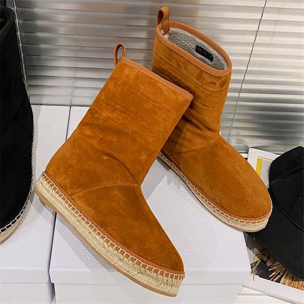 boots velvet snow straw sole winter splicing embroidery short round toe platform keep warm women's shoes, Black
boots velvet snow straw sole winter splicing embroidery short round toe platform keep warm women's shoes, Black