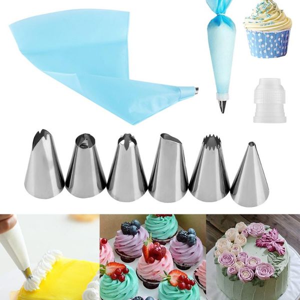 cake tools 8pcs/set stainless steel icing piping nozzles & fondant cream pastry bag nozzle converter set diy decorating tool
cake tools 8pcs/set stainless steel icing piping nozzles & fondant cream pastry bag nozzle converter set diy decorating tool