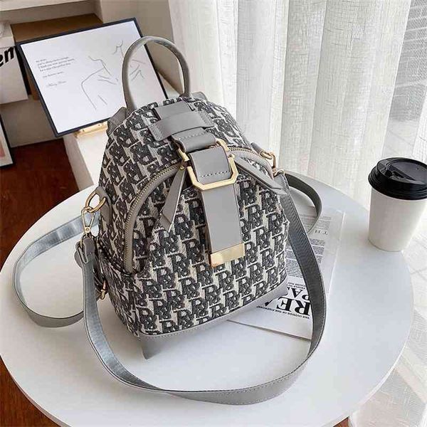 factory shop hong fashion backpack foreign style trend versatile simple multi-purpose women's shopping backpack