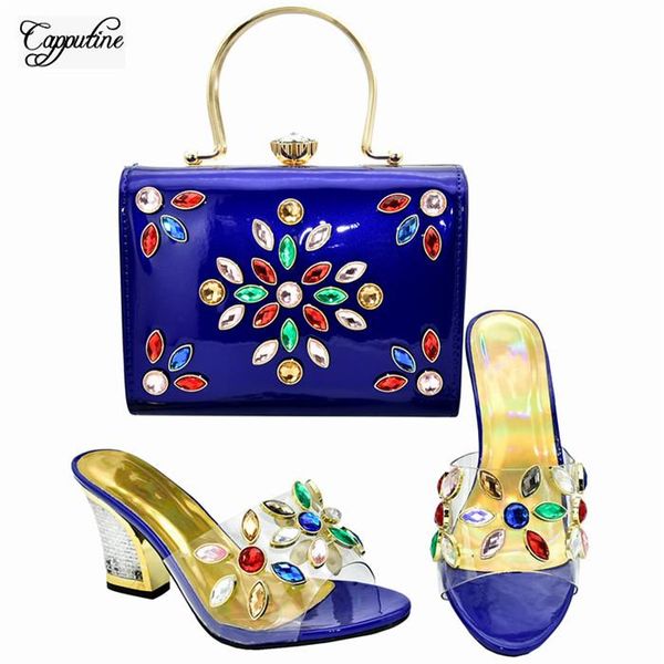 dress shoes high class royal blue heel slip-on and handbag set with colorful stones for party 333-2 height 8cm, Black
dress shoes high class royal blue heel slip-on and handbag set with colorful stones for party 333-2 height 8cm, Black