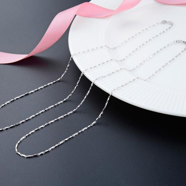 chains original sterling 925 silver necklace for women korean simple basic clavicle chain pure fine jewelry birthday gift female
chains original sterling 925 silver necklace for women korean simple basic clavicle chain pure fine jewelry birthday gift female