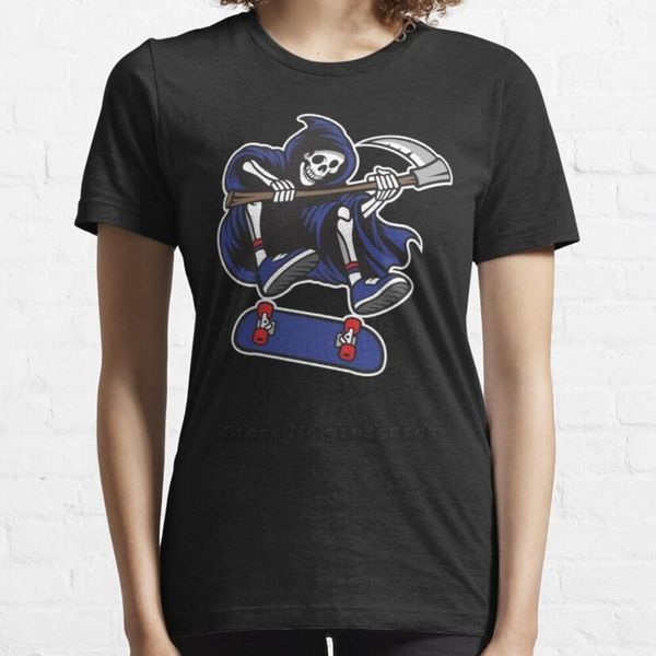 women's t-shirt skateboarding grim reaper summer lovely design hip hop trill lit rap skateboard skate sport, White
women's t-shirt skateboarding grim reaper summer lovely design hip hop trill lit rap skateboard skate sport, White