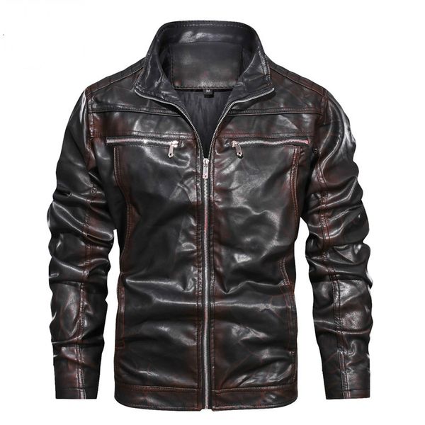 men's leather & faux 2021 rear winter motorcycle leather jackets of men; military zipper plutonium; windbreakers, Black
men's leather & faux 2021 rear winter motorcycle leather jackets of men; military zipper plutonium; windbreakers, Black