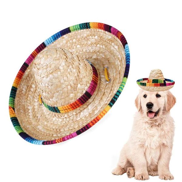 dog apparel pet straw hat woven mexican style cat adjustable shade caps costume sombrero mascota party supplies
dog apparel pet straw hat woven mexican style cat adjustable shade caps costume sombrero mascota party supplies